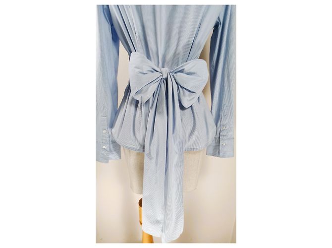Camicia Aigner a righe blu - vista 3