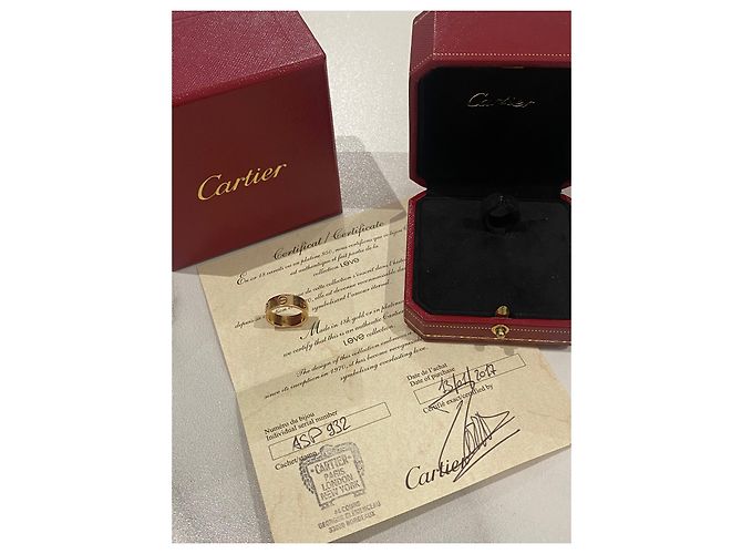 Anello Cartier Love in oro rosa - vista 12