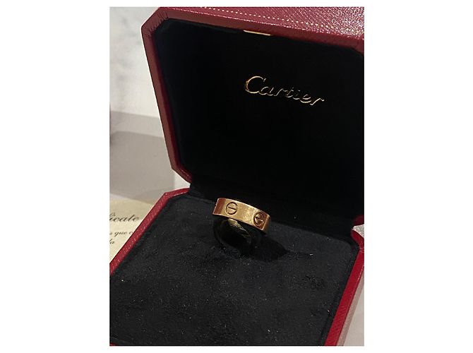Anello Cartier Love in oro rosa - vista 3