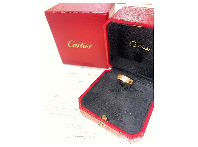 Anello Cartier Love in oro rosa - vista 8