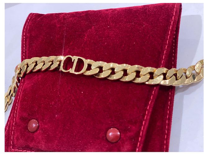 Collana a catena larga Christian Dior oro giallo - vista 5