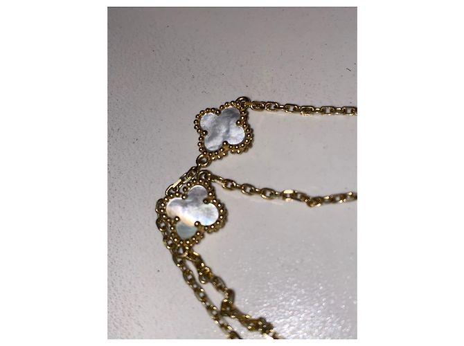 Van Cleef & Arpels Collana lunga Alhambra 11 modelli in oro giallo - vista 4