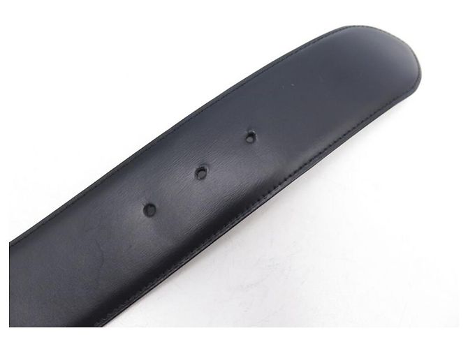 CARTIER GÜRTEL PANTHER SCHNALLE L5000118 T 84 CM SCHWARZER LEDERGÜRTEL - Ansicht 4