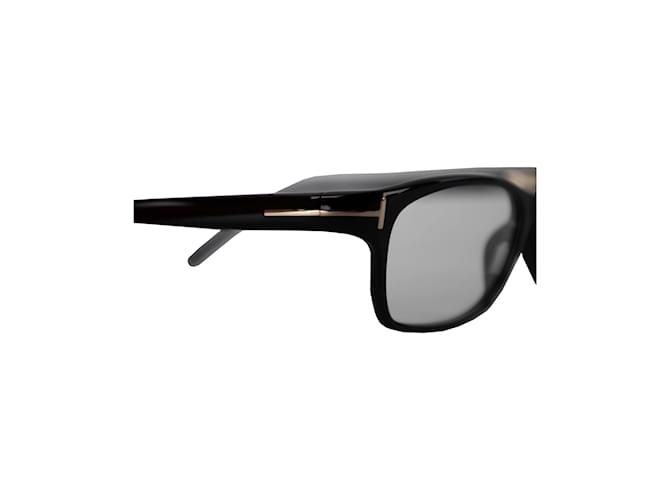 Tom Ford Rectangular Eyeglasses Black - view 9