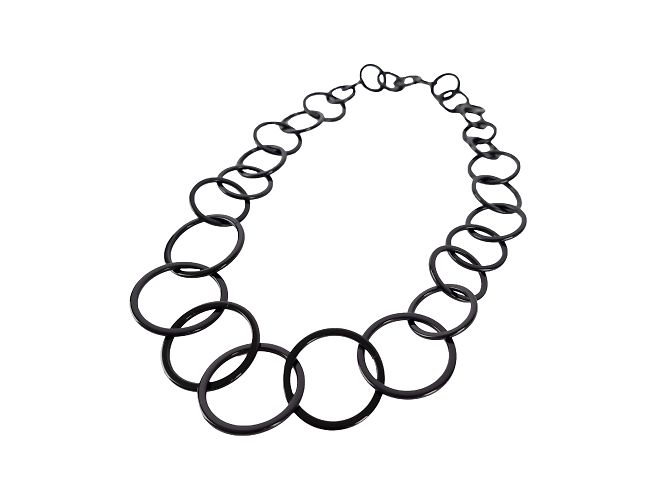Miu Miu Loop-Halskette Schwarz - Ansicht 3