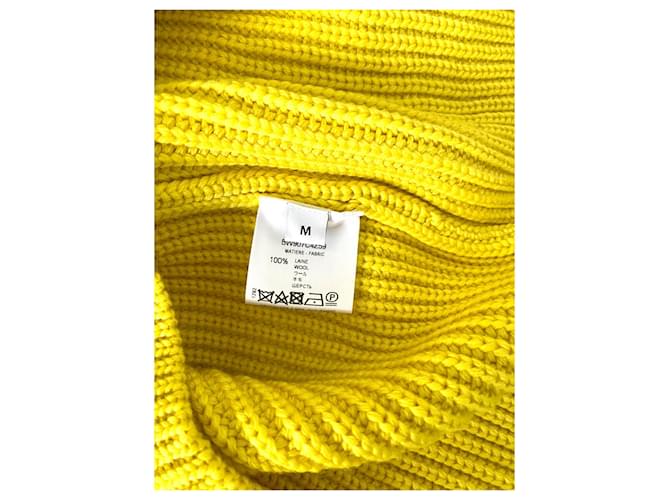 Pull oversize en grosse maille Givenchy jaune - vue 6