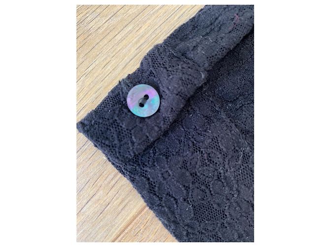 Top Corsé Dolce & Gabbana con Mangas de Encaje Negro - vista 9