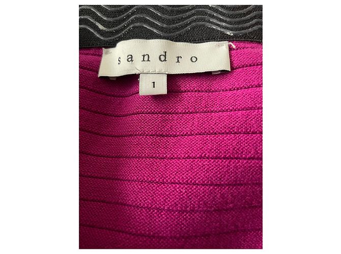 Vestido de algodón Maje sin tirantes morado Púrpura - vista 3