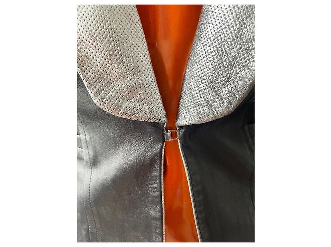 Faith Connexion Lederjacke Schwarz - Ansicht 3