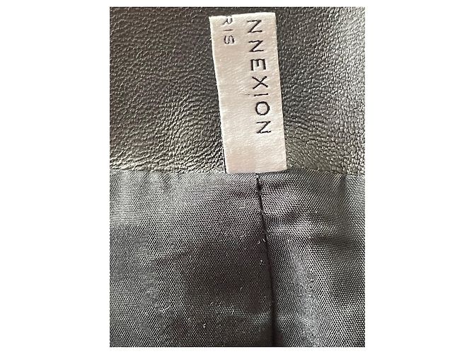 Faith Connexion Lederjacke Schwarz - Ansicht 7