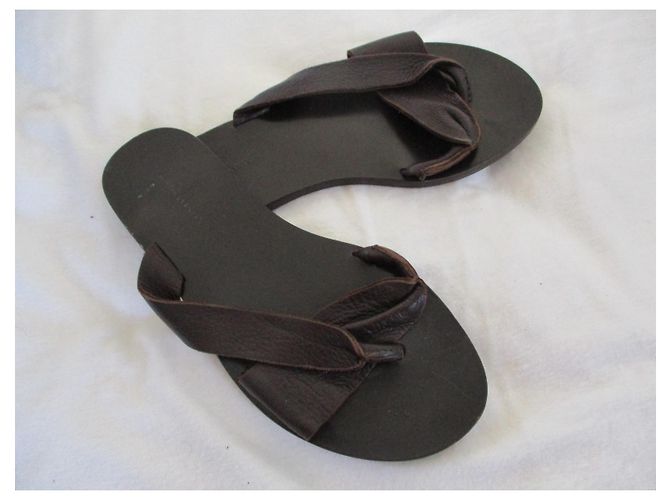 Bottega Veneta muli, pelle marrone,40;5 IT. Marrone scuro - vista 2