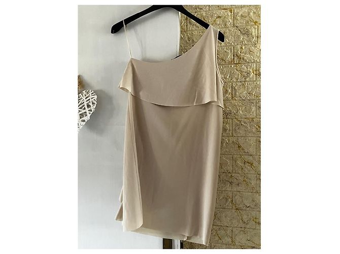 Top monospalla beige Pinko - vista 2