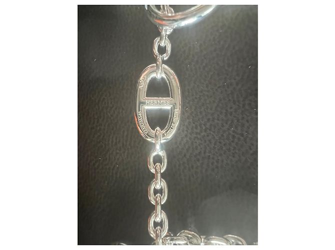 Hermès baile alegre 160 Collar Largo Plata - vista 3