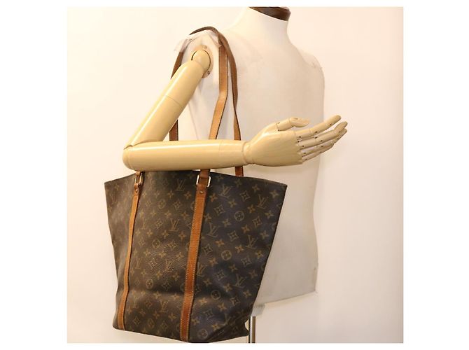 LOUIS VUITTON Monogram Sac Einkaufstasche M51108 LV Auth am4004 Monogramm - Ansicht 15