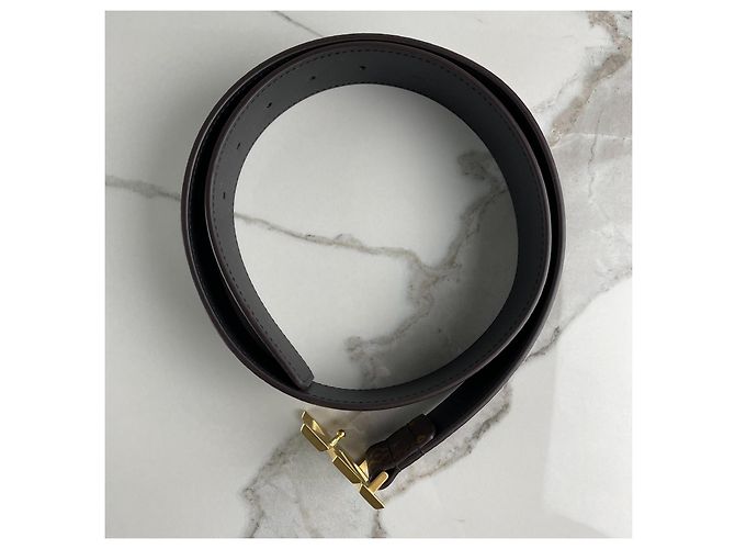 Louis Vuitton LV Pyramidengürtel 40 MM Braun - Ansicht 4