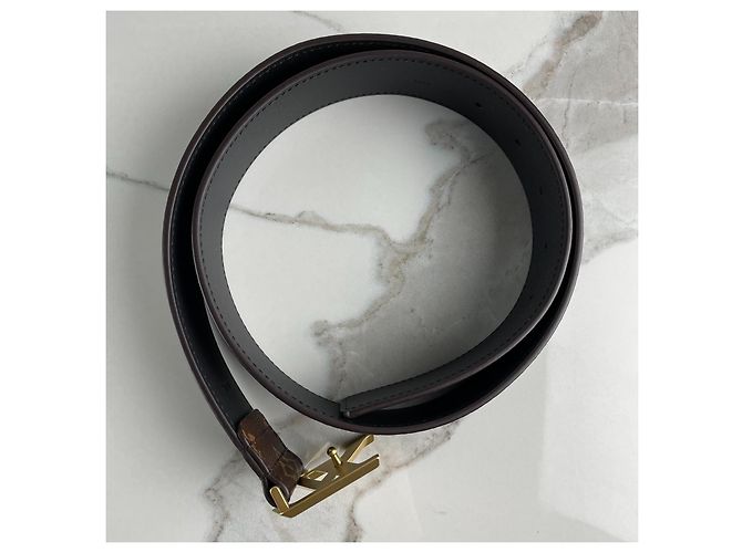 Louis Vuitton LV Pyramidengürtel 40 MM Braun - Ansicht 5