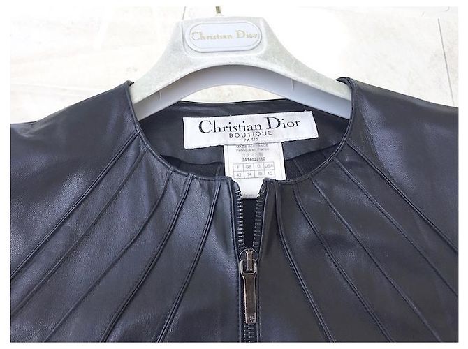 Jacke aus Nappa-Lammleder von DIOR Schwarz - Ansicht 2