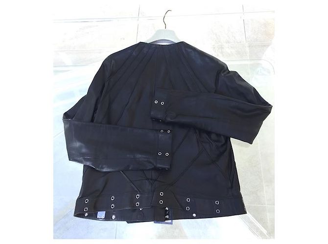 Jacke aus Nappa-Lammleder von DIOR Schwarz - Ansicht 5