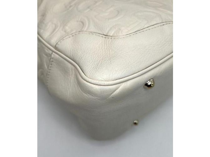 Bamboo Bolso de mano Gucci Detalles de bambú Blanco - vista 10
