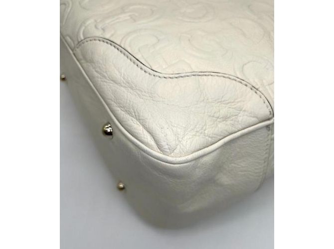 Bamboo Bolso de mano Gucci Detalles de bambú Blanco - vista 11