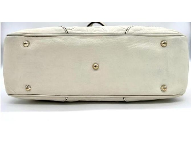 Bamboo Bolso de mano Gucci Detalles de bambú Blanco - vista 13