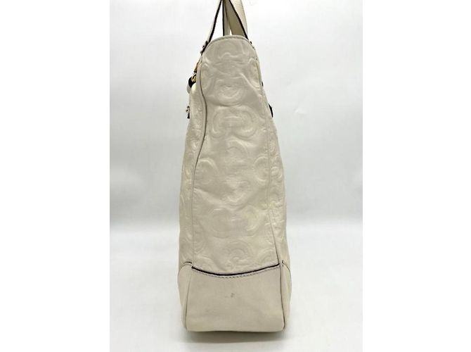 Bamboo Bolso de mano Gucci Detalles de bambú Blanco - vista 17