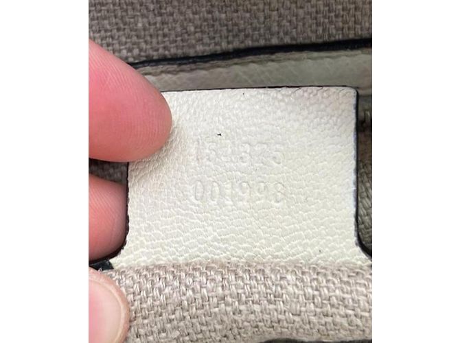 Bamboo Bolso de mano Gucci Detalles de bambú Blanco - vista 4