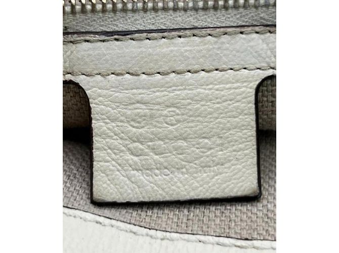 Bamboo Bolso de mano Gucci Detalles de bambú Blanco - vista 5