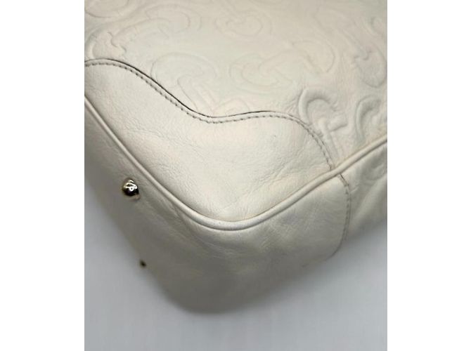 Bamboo Bolso de mano Gucci Detalles de bambú Blanco - vista 9