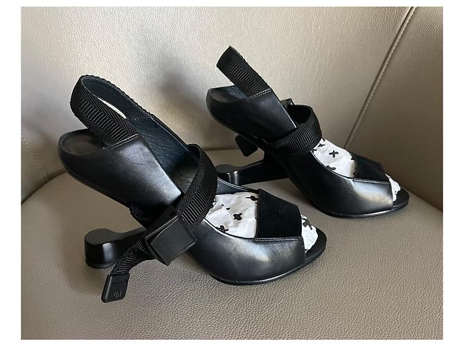 United Nude Eamz Tech II - Sandali neri T. 38 Nero - vista 4