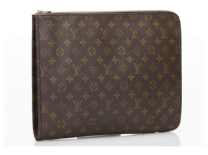 Louis Vuitton Monogramma Poche Documenti M53456 Marrone - vista 2