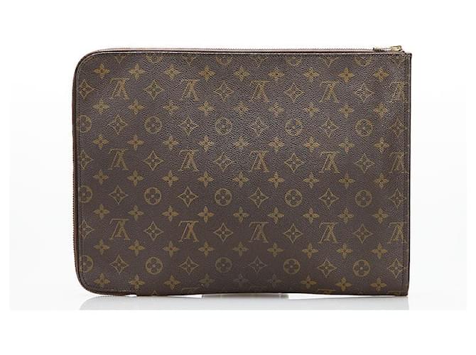 Louis Vuitton Monogramma Poche Documenti M53456 Marrone - vista 3