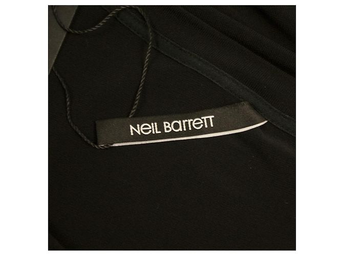 Neil Barrett T-shirt débardeur noir longue longueur sans manches Taille S - vue 3