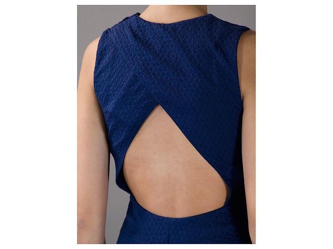 vestido estilo bailarina con espalda abierta de Kenzo Azul marino - vista 2