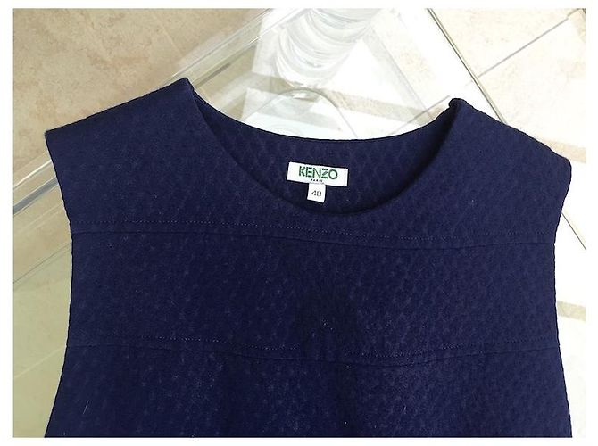 vestido estilo bailarina con espalda abierta de Kenzo Azul marino - vista 3