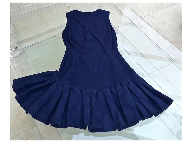 vestido estilo bailarina con espalda abierta de Kenzo Azul marino - vista 4