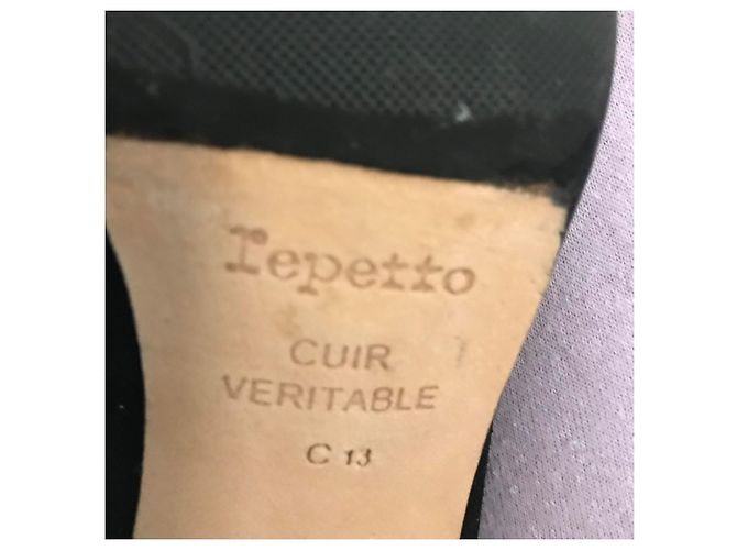 Stivaletti con lacci Repetto in nubuck cioccolato - vista 5