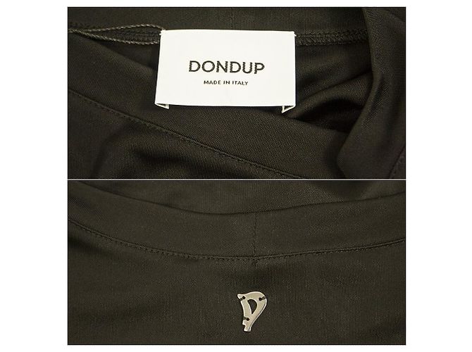 Dondup Schwarz Viskose Open Back Bow Bluse Kurzarm Top Größe M - Ansicht 5