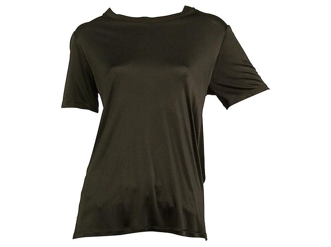 Dondup Schwarz Viskose Open Back Bow Bluse Kurzarm Top Größe M - Ansicht 6