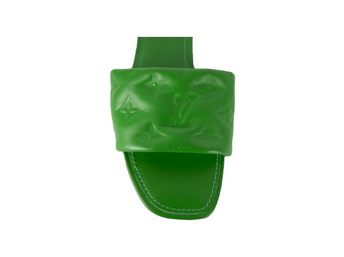 Mulo piatto Revival di Louis Vuitton Verde - vista 4