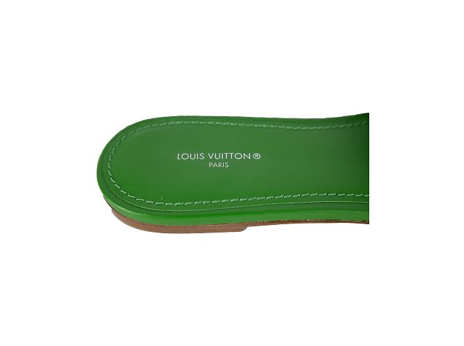 Mulo piatto Revival di Louis Vuitton Verde - vista 5
