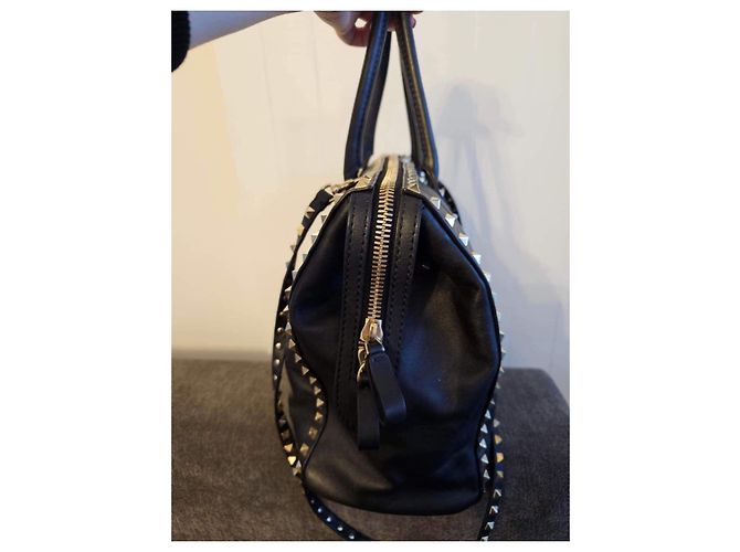 Borsa Valentino in pelle nera Nero - vista 3