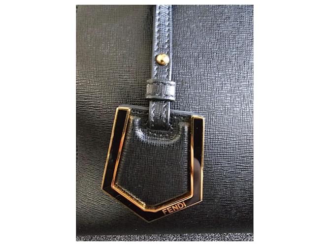 Borsa Fendi nera Nero - vista 4