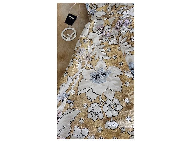 Fendi Kleid Gold Golden - Ansicht 4