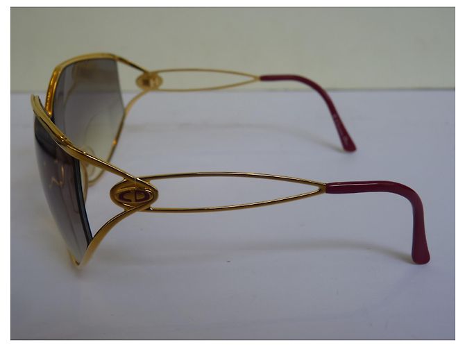 Occhiali da sole Christian Dior in metallo oro D'oro - vista 5