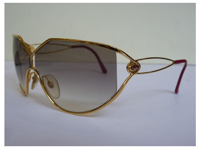 Occhiali da sole Christian Dior in metallo oro D'oro - vista 6