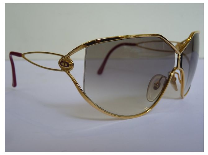 Occhiali da sole Christian Dior in metallo oro D'oro - vista 8