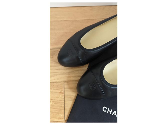 Cambon Chanel Ballerine Nero - vista 7