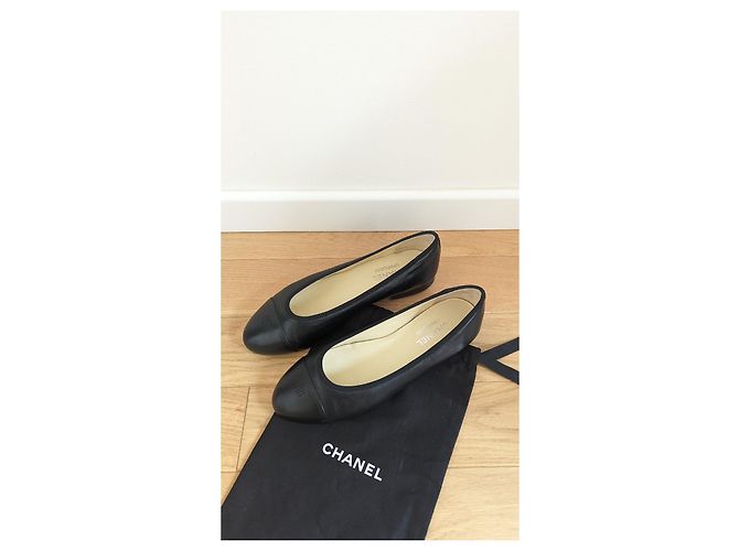 Cambon Chanel Ballerine Nero - vista 8
