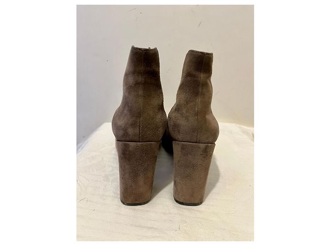 Botines Chelsea topo de Saint Laurent Gris pardo - vista 4